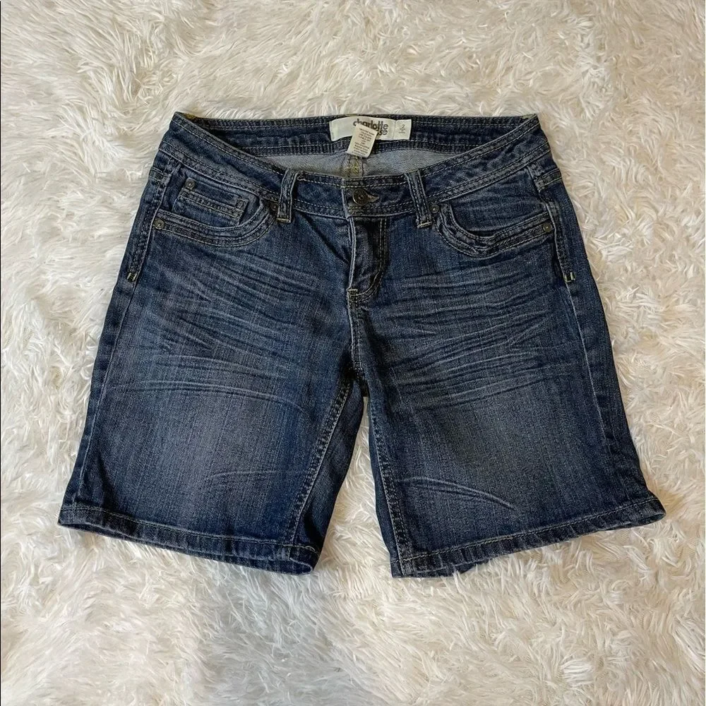 Charlotte Russe Denim Bermuda Shorts Size 2